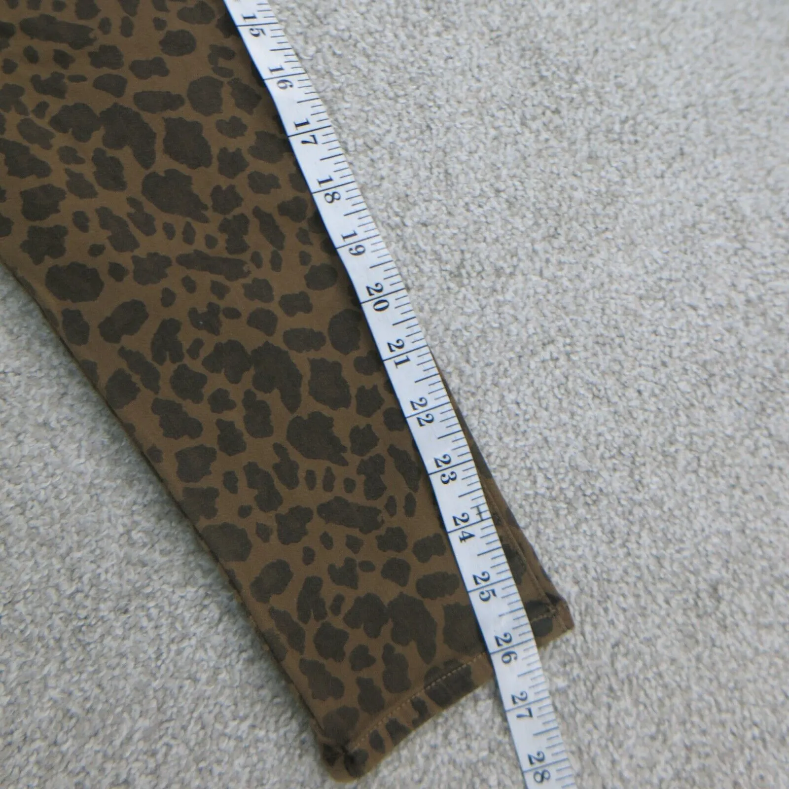 American Eagle Outfitters Womens Jeans Comfort Stretch Leopard Jeans Brown SZ 6