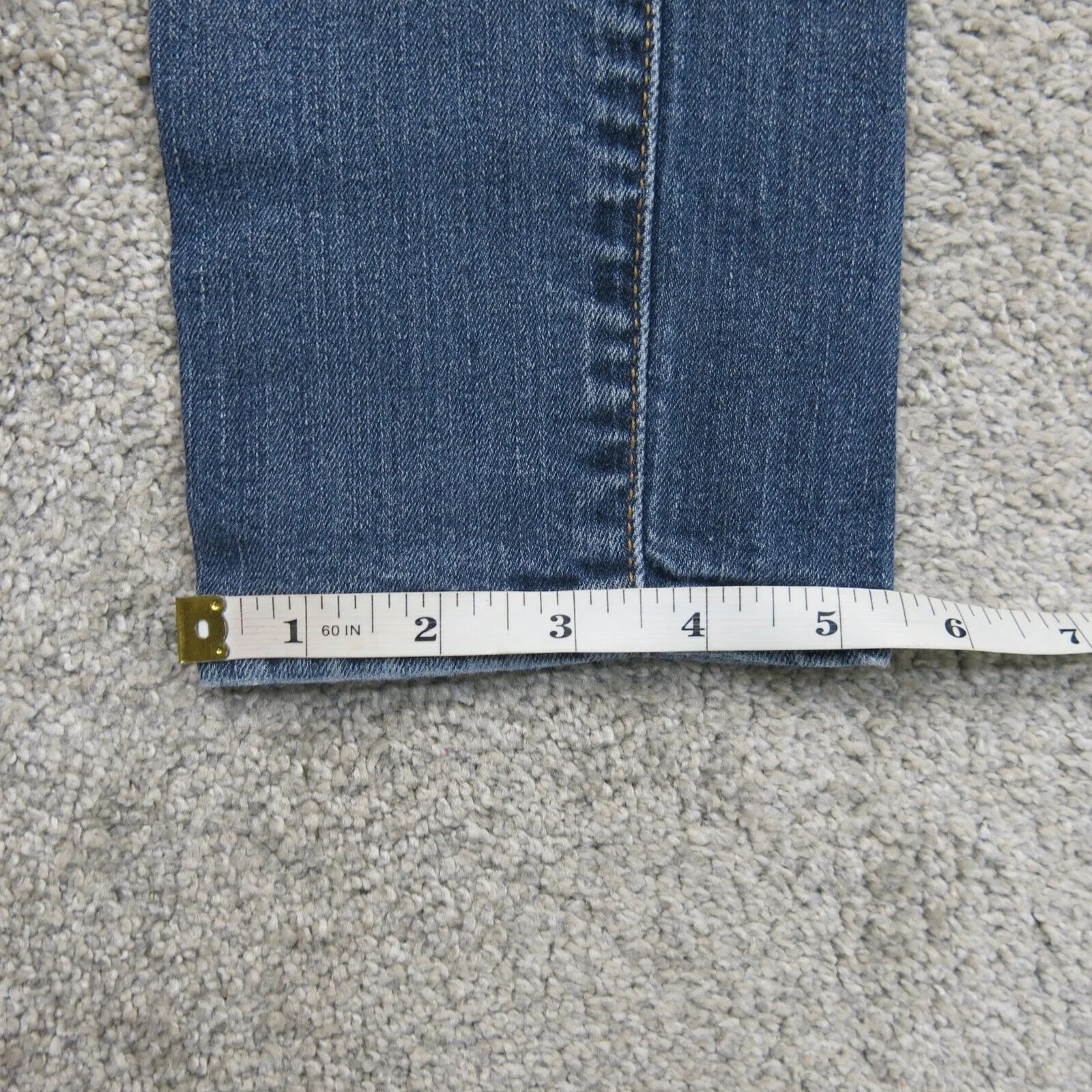 American Eagle Women Denim Jeans Skinny Leg Stretch Low Rise Pockets Blue Size 4