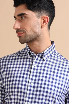 Blue Gingham Shirt