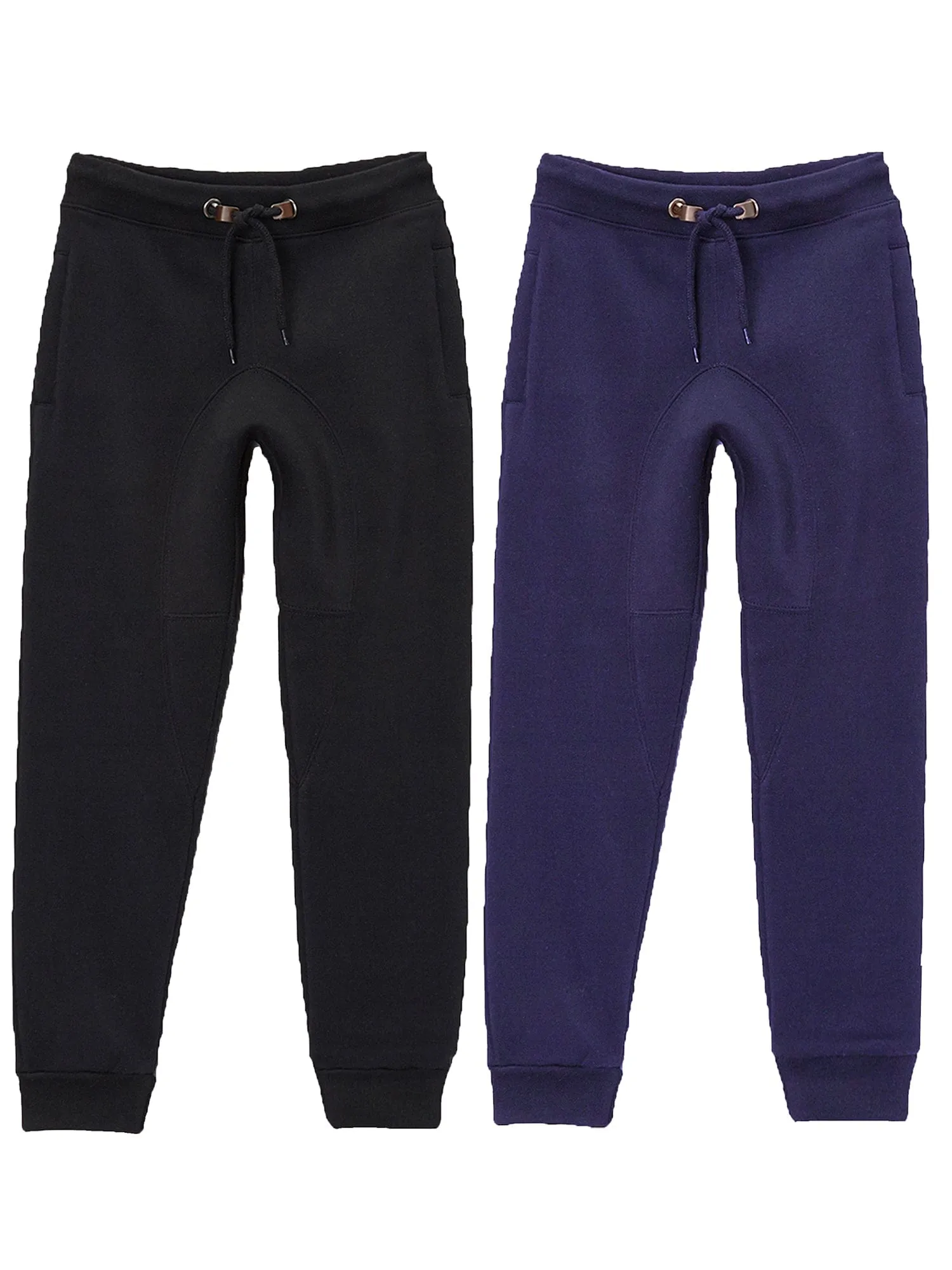 Boy's Slim-Fit Fleece Jogger Sweatpants (2-Pack)