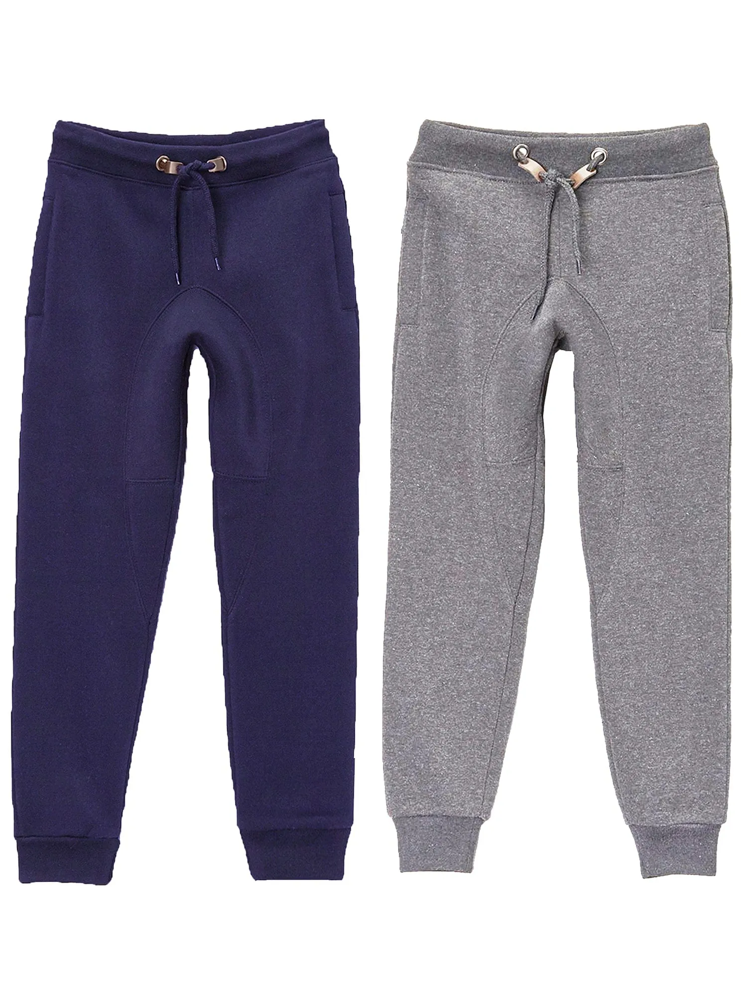 Boy's Slim-Fit Fleece Jogger Sweatpants (2-Pack)