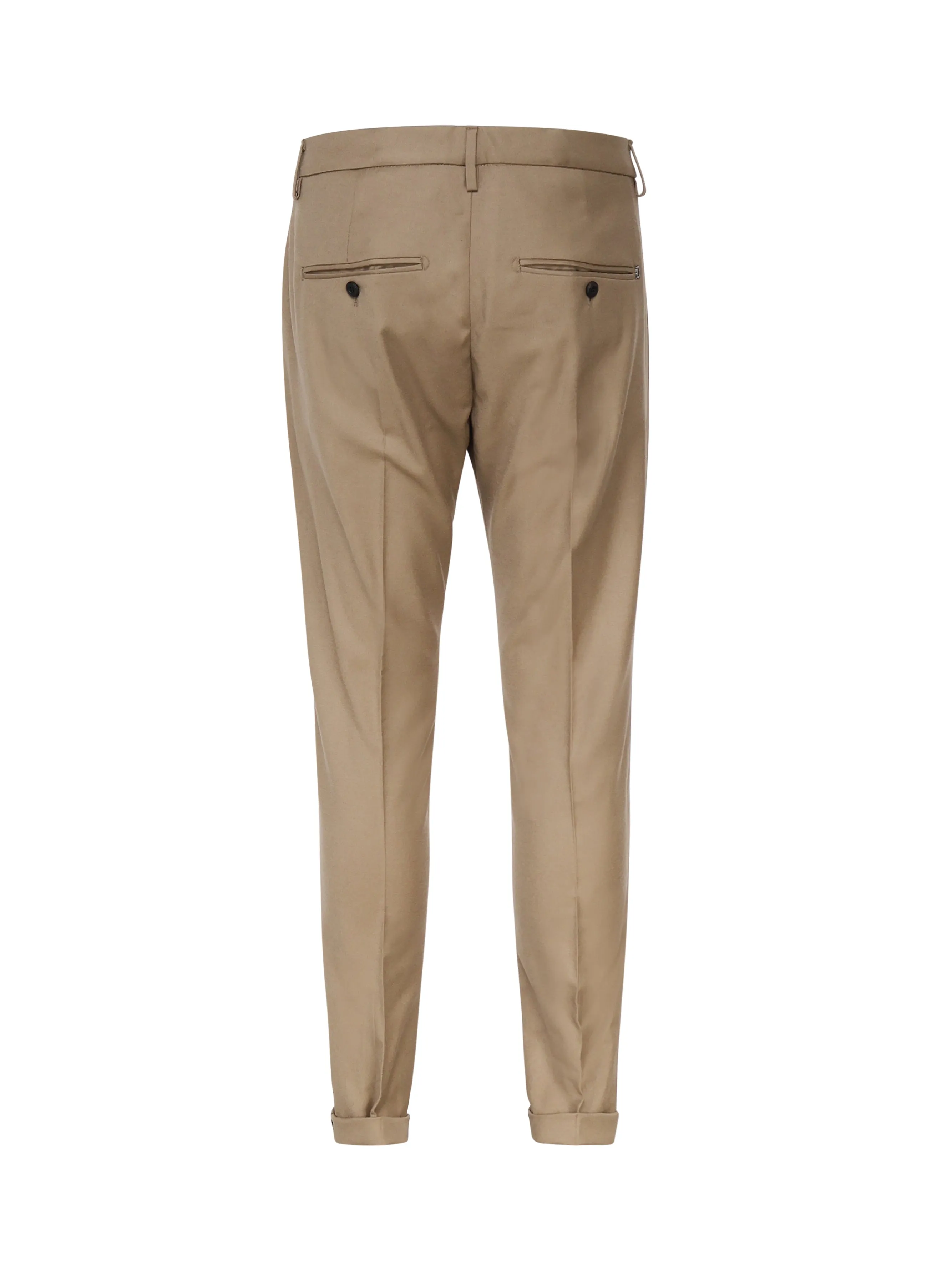 Camel Slim Fit Trousers