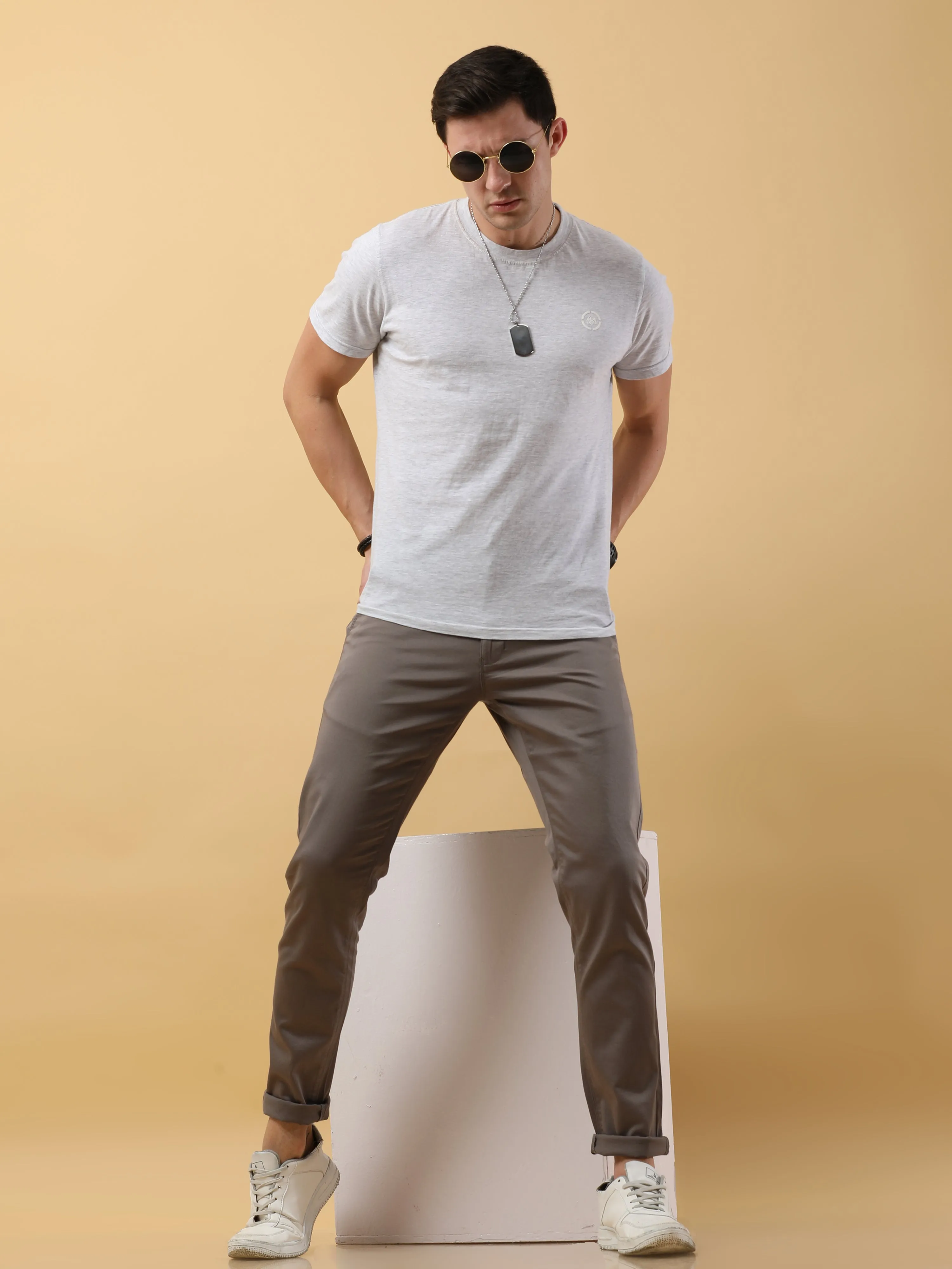 Classic Satco Fossil Grey Chino