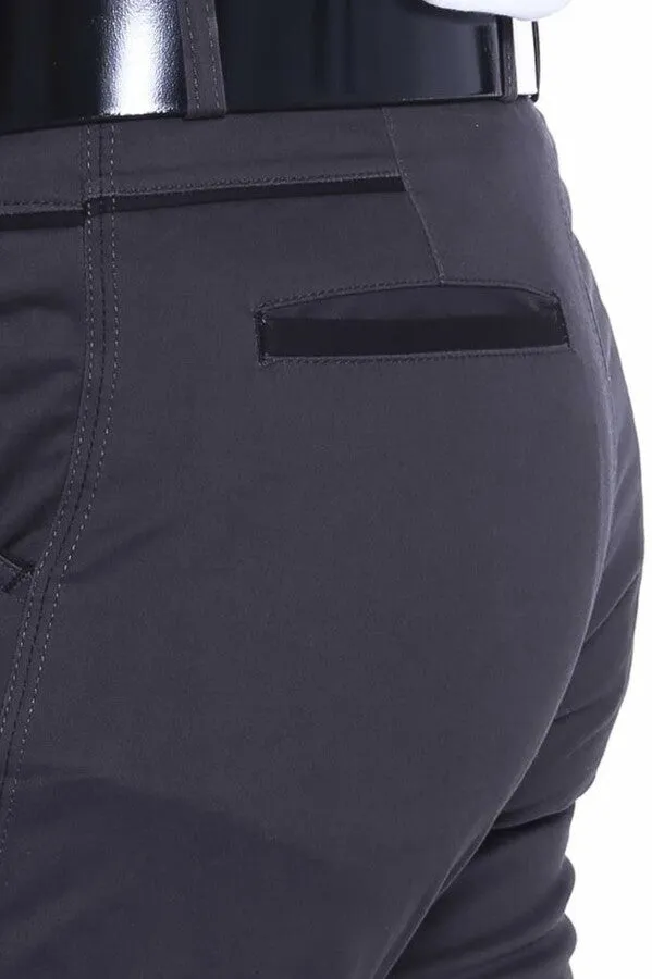 Cotton Dark Grey Men Pants - Wessi