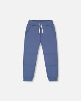 Deux Par Deux Fleece Sweatpants - Blue