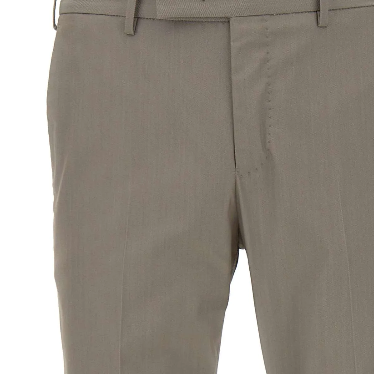 Dieci Slim Fit Grey Trousers