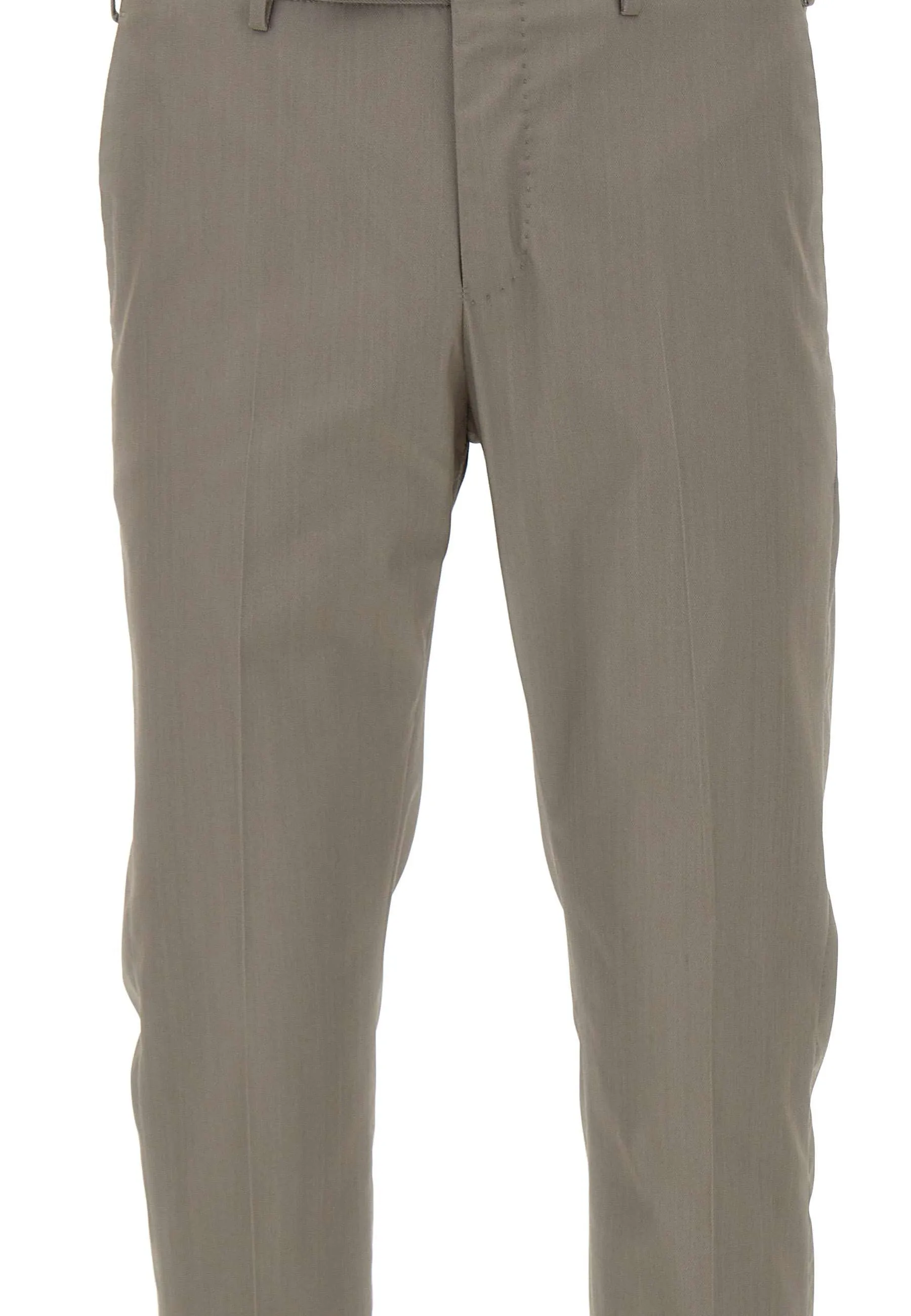 Dieci Slim Fit Grey Trousers