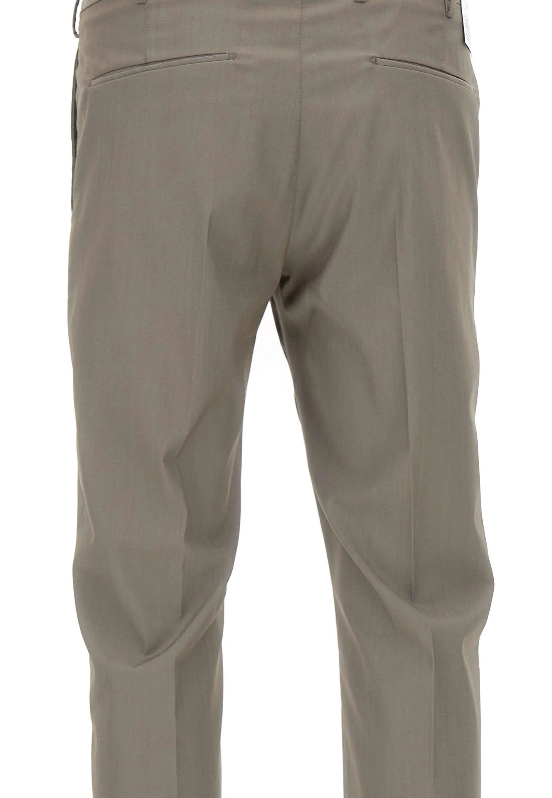 Dieci Slim Fit Grey Trousers