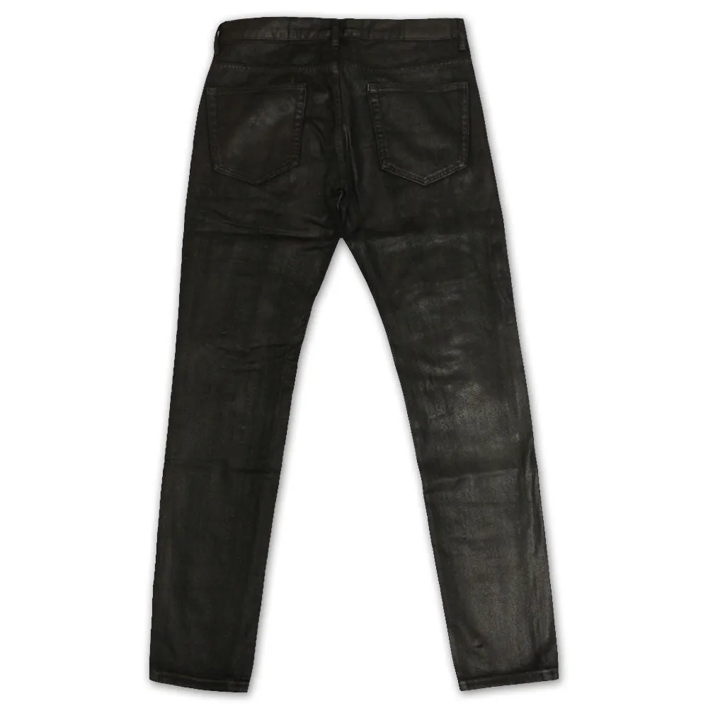 Embellish Phantom Ripped Standard Denim Jeans Black Wax