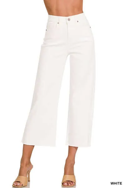 FREE TO BE Cropped Jeans - Zenana