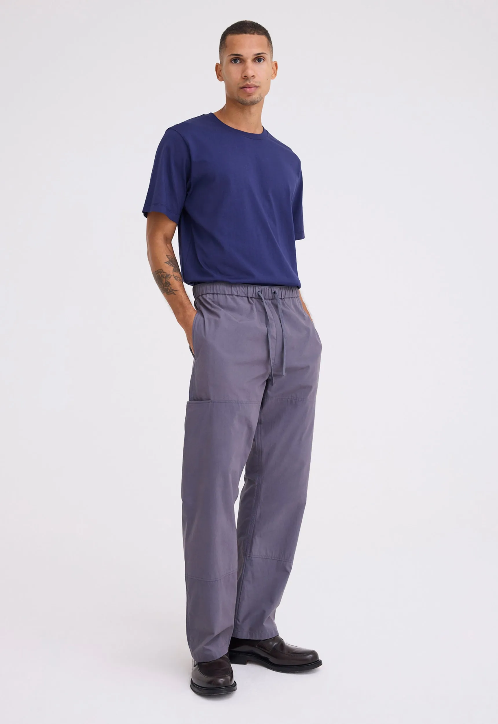 Haast Cotton Pant - Mortar Grey