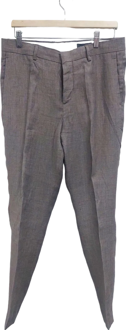 H&M Grey Slim Fit Trousers EU 48