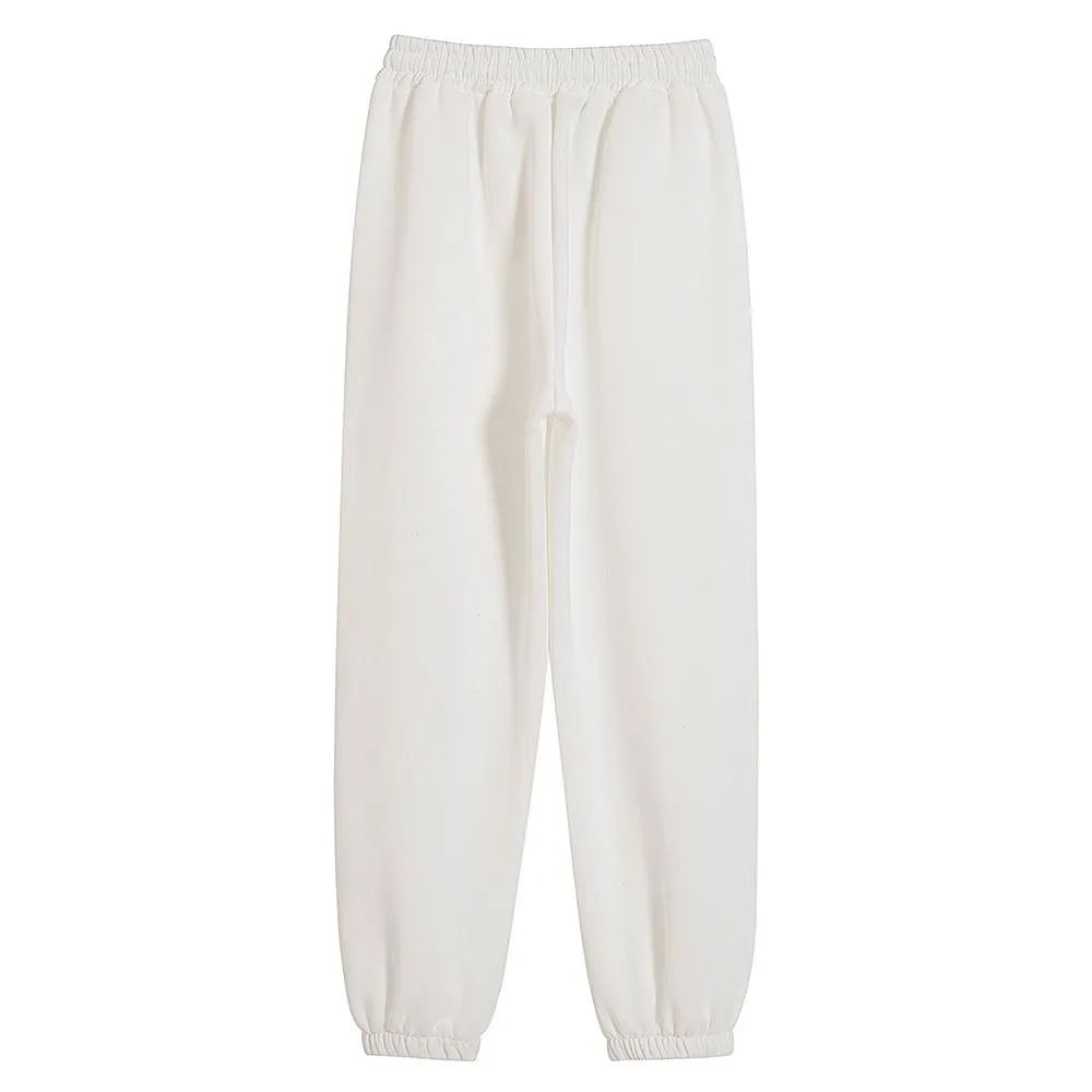 High Waisted Lounge Cotton Sweatpants