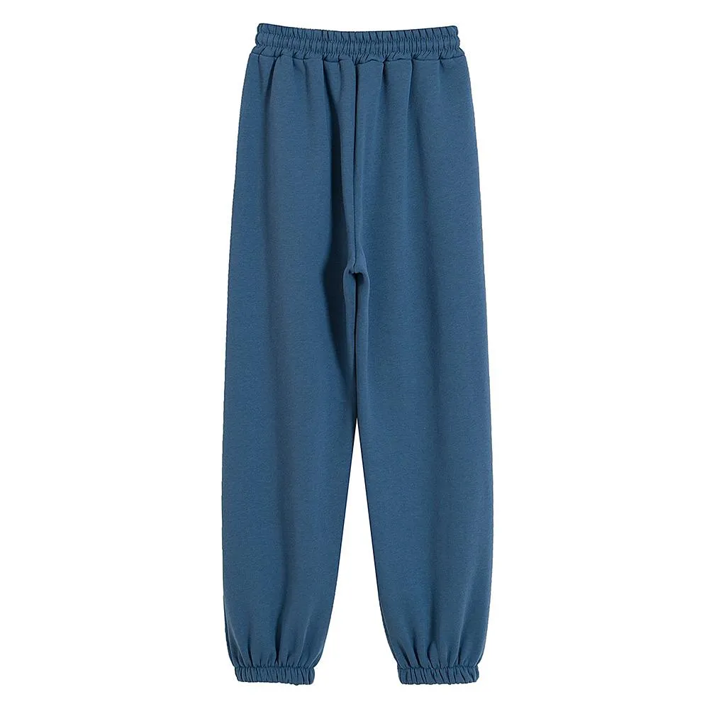 High Waisted Lounge Cotton Sweatpants