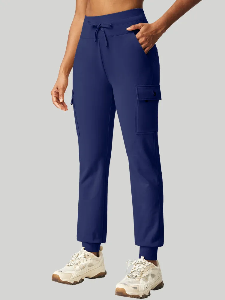 IUGA HeatLab® Women's Fleece Lined Water Resistant Cargo Sweatpants