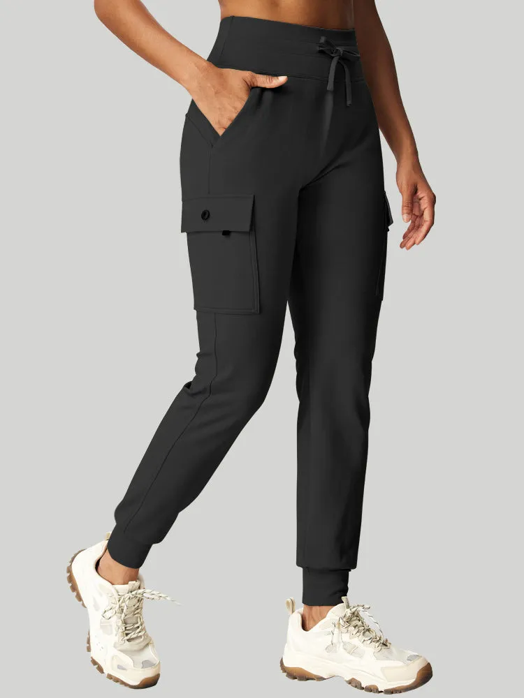 IUGA HeatLab® Women's Fleece Lined Water Resistant Cargo Sweatpants