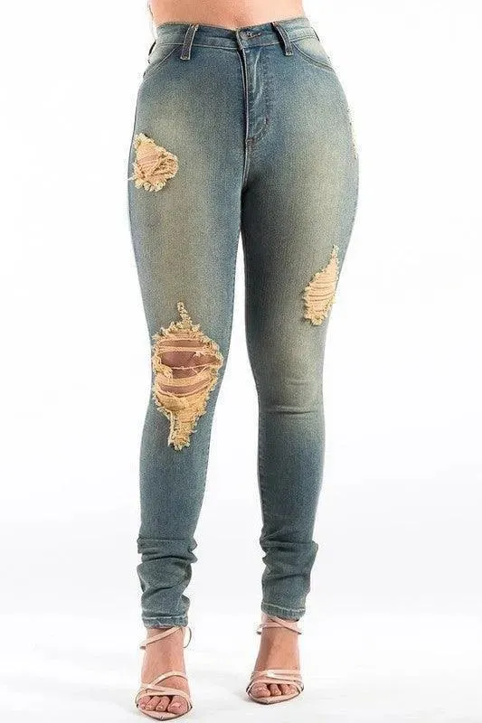 Kylie Skinny Jean in Sand