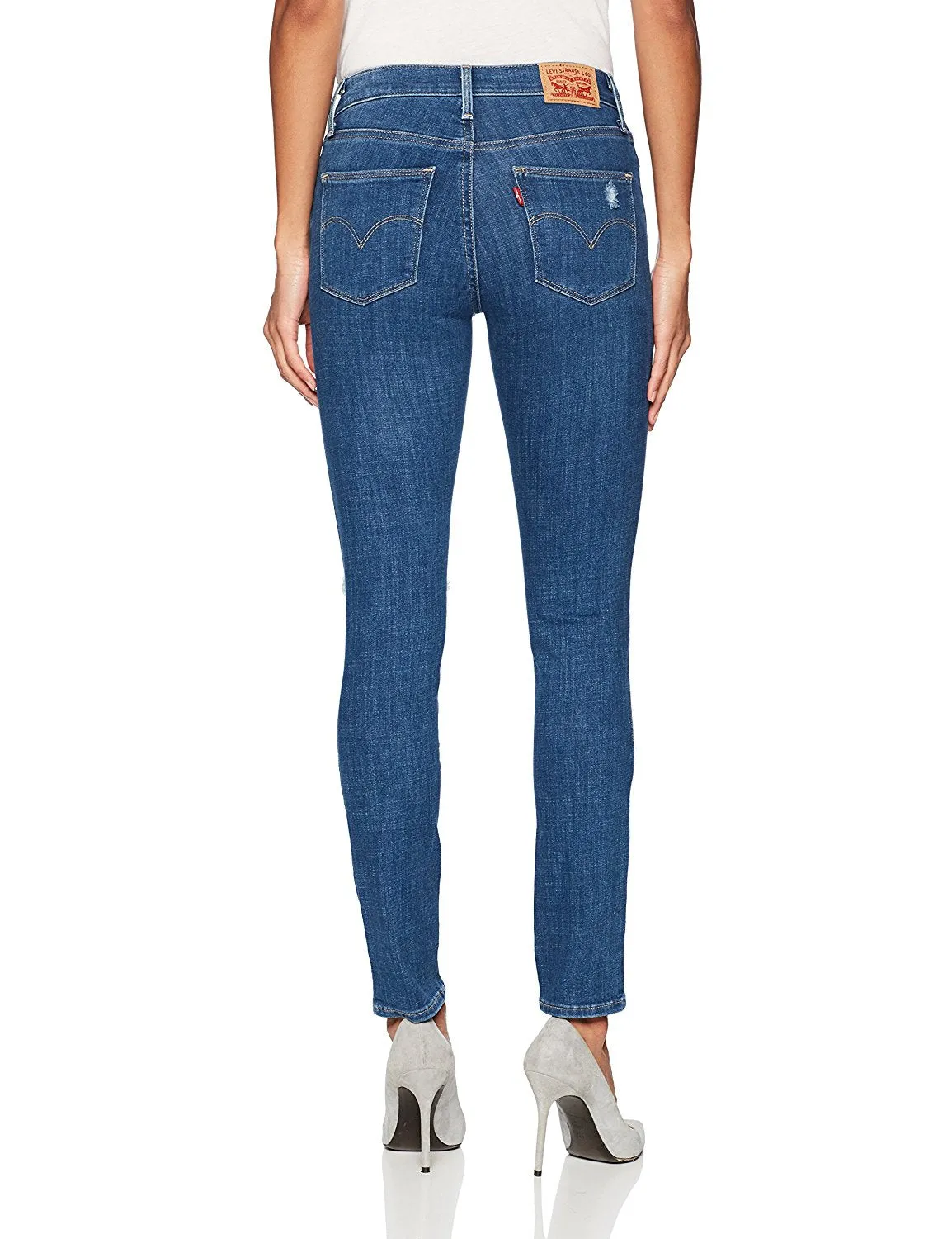 Levi's Women's Slimming Skinny Jeans Blue Lightning