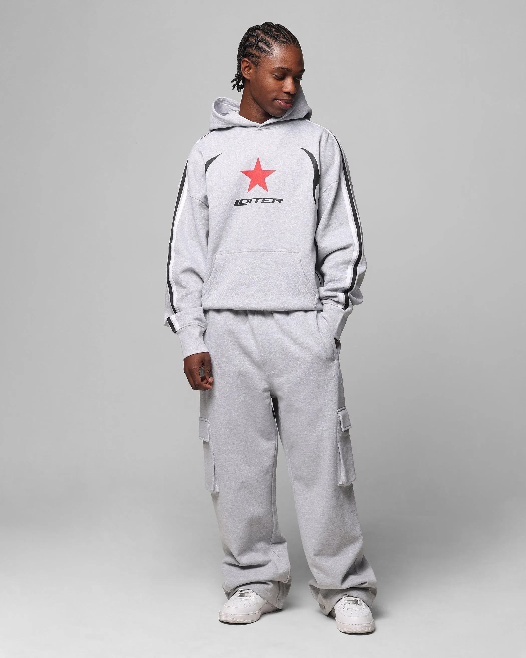 Loiter Premium Essentials Sweatpants Grey Marle