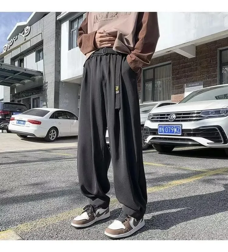 Loose Straight Wide Leg Casual Track Pant for Men