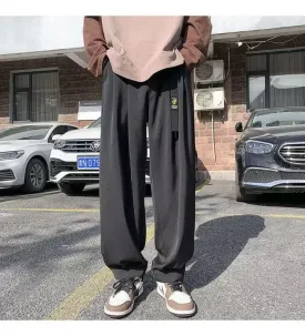 Loose Straight Wide Leg Casual Track Pant for Men