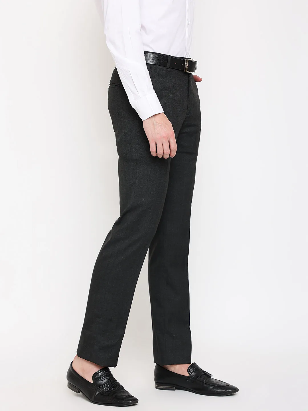 Mens Charcoal Trouser