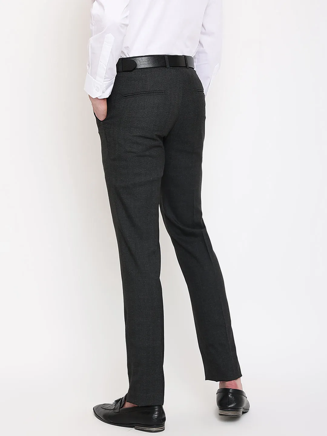 Mens Charcoal Trouser