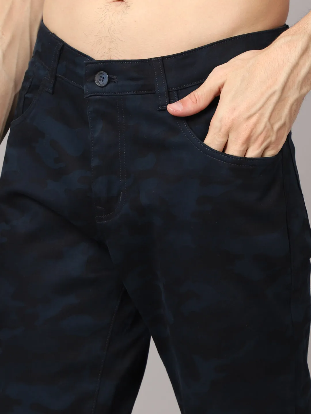 Mens Navy Trouser