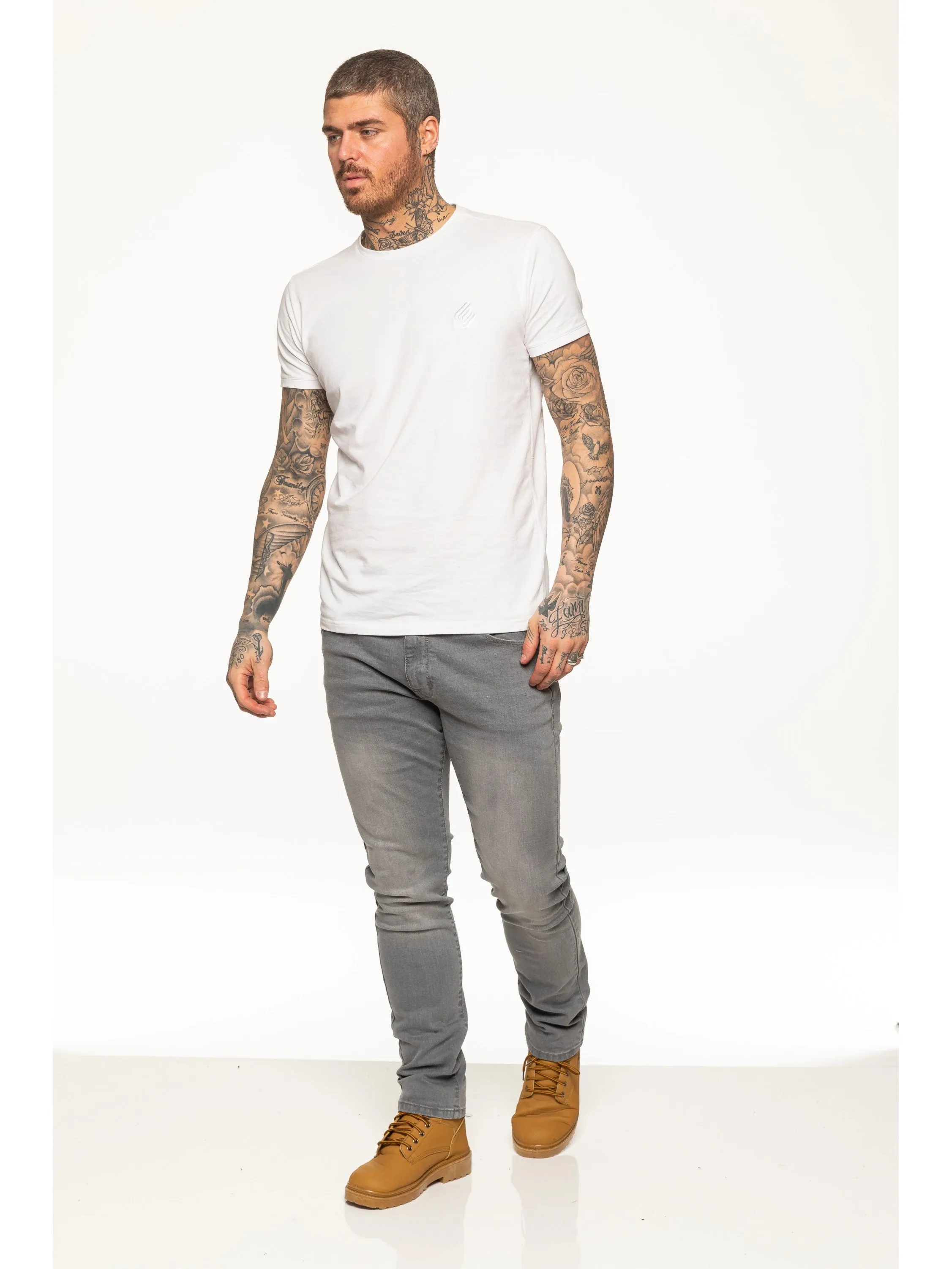 Mens Skinny Stretch Denim Jeans | Enzo Designer Menswear