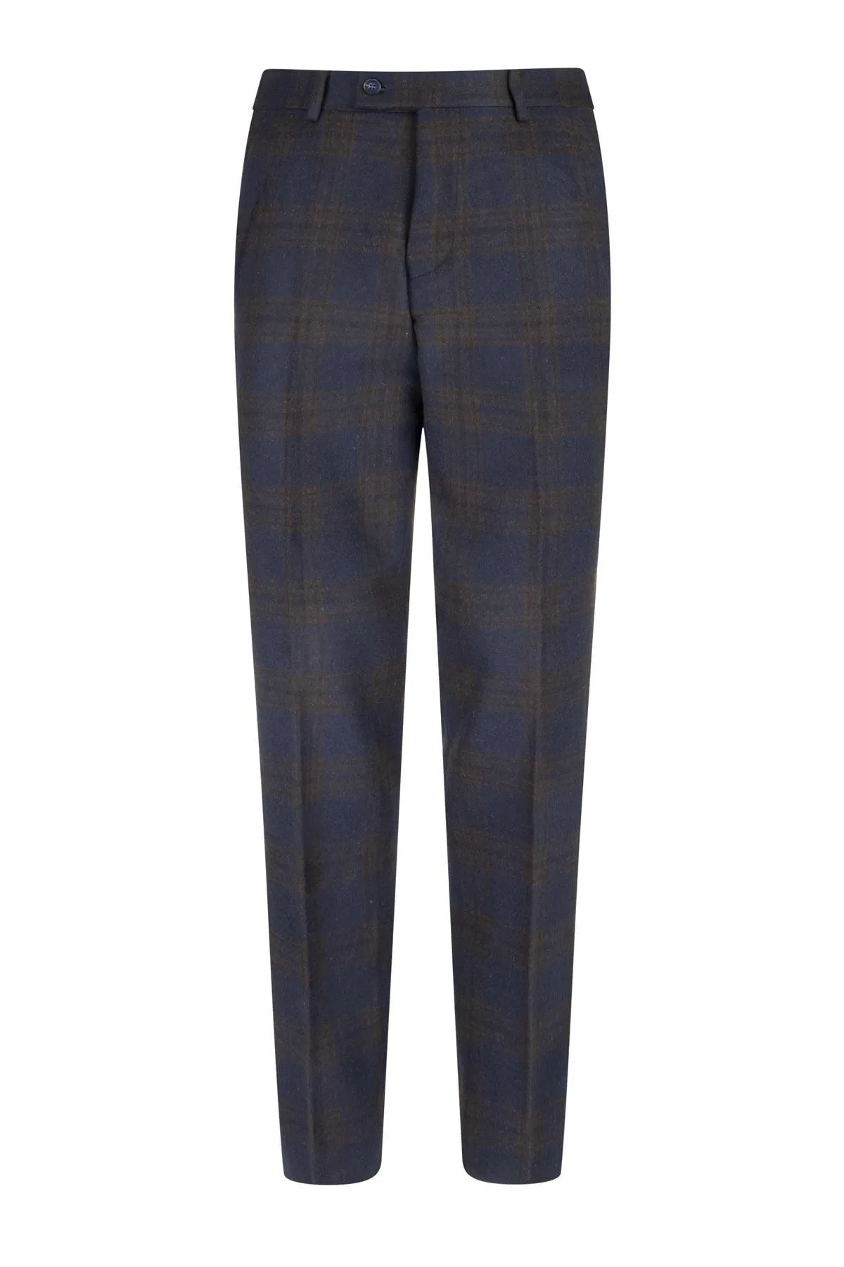 Mens Wool Tweed Trousers Vintage Peaky Blinders Wedding Check Herringbone