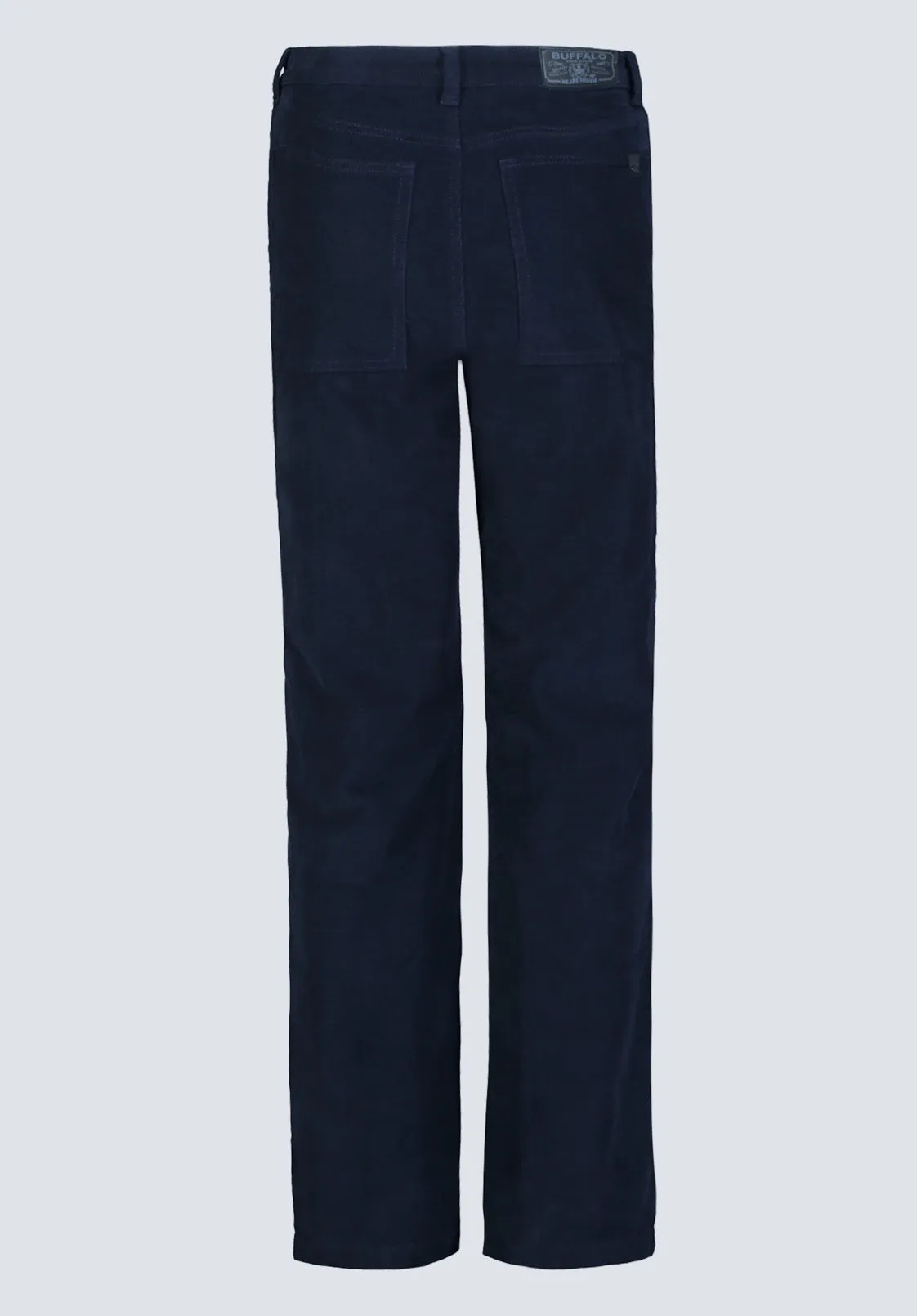 Mid Rise Straight Mary Women's Pants, Rinse Washed Navy - BL16007