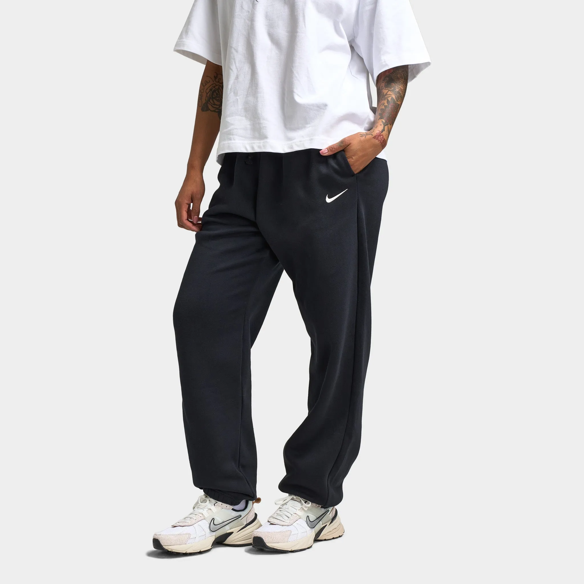 Nike Sportswear Women's Phoenix Fleece Pants Black / Sail