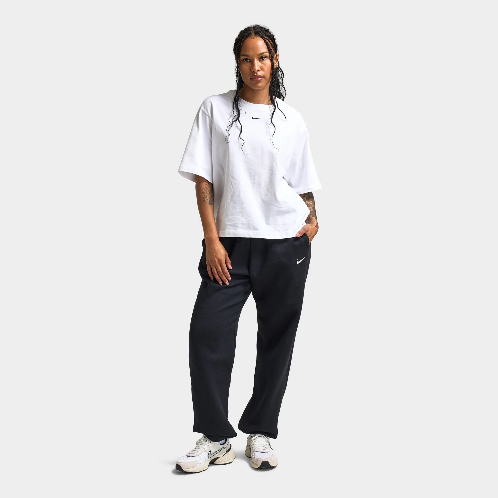 Nike Sportswear Women's Phoenix Fleece Pants Black / Sail