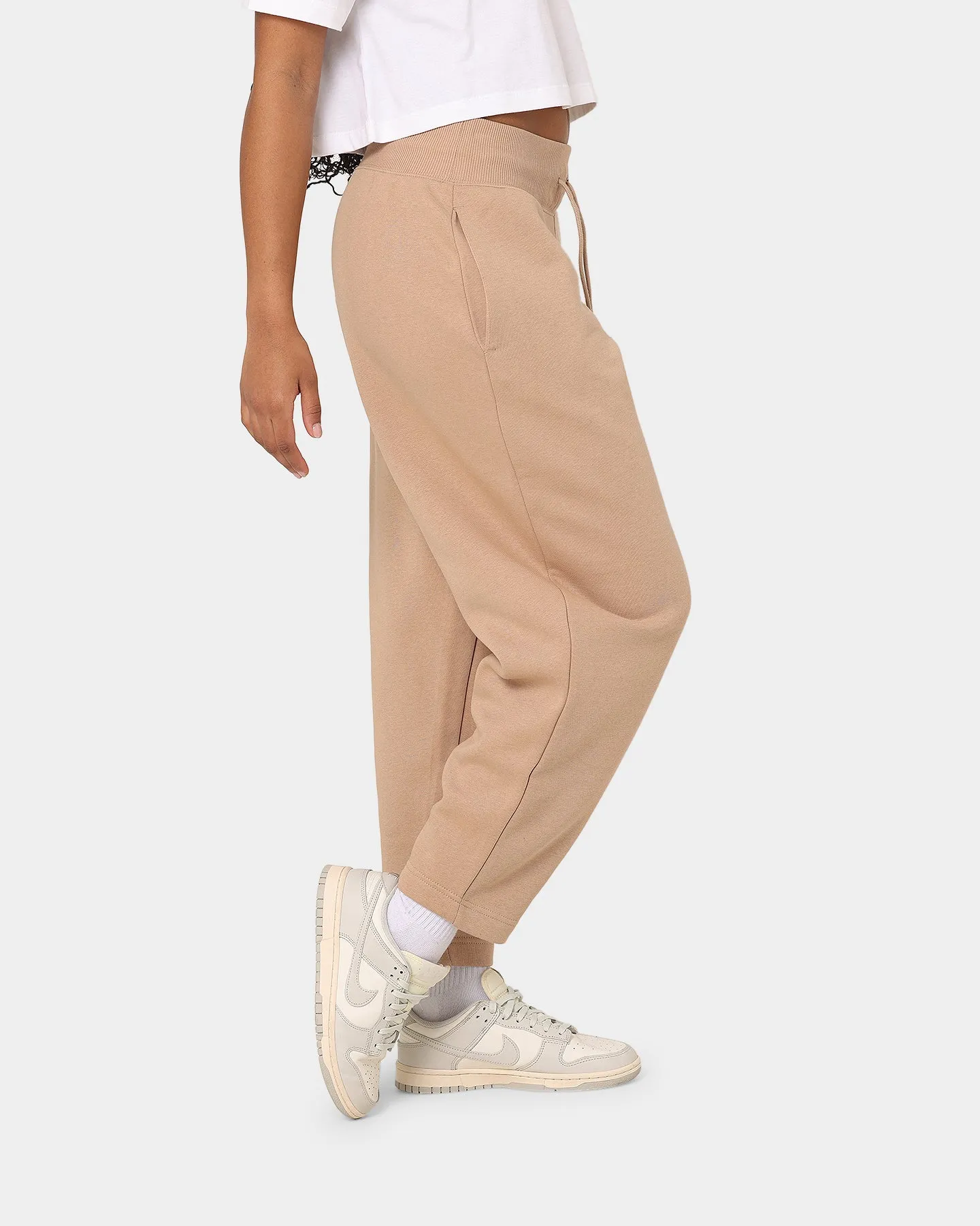 Nike Women's Nike Sportswear Style Fleece High-Waisted Curve Sweatpants Hemp/Sail