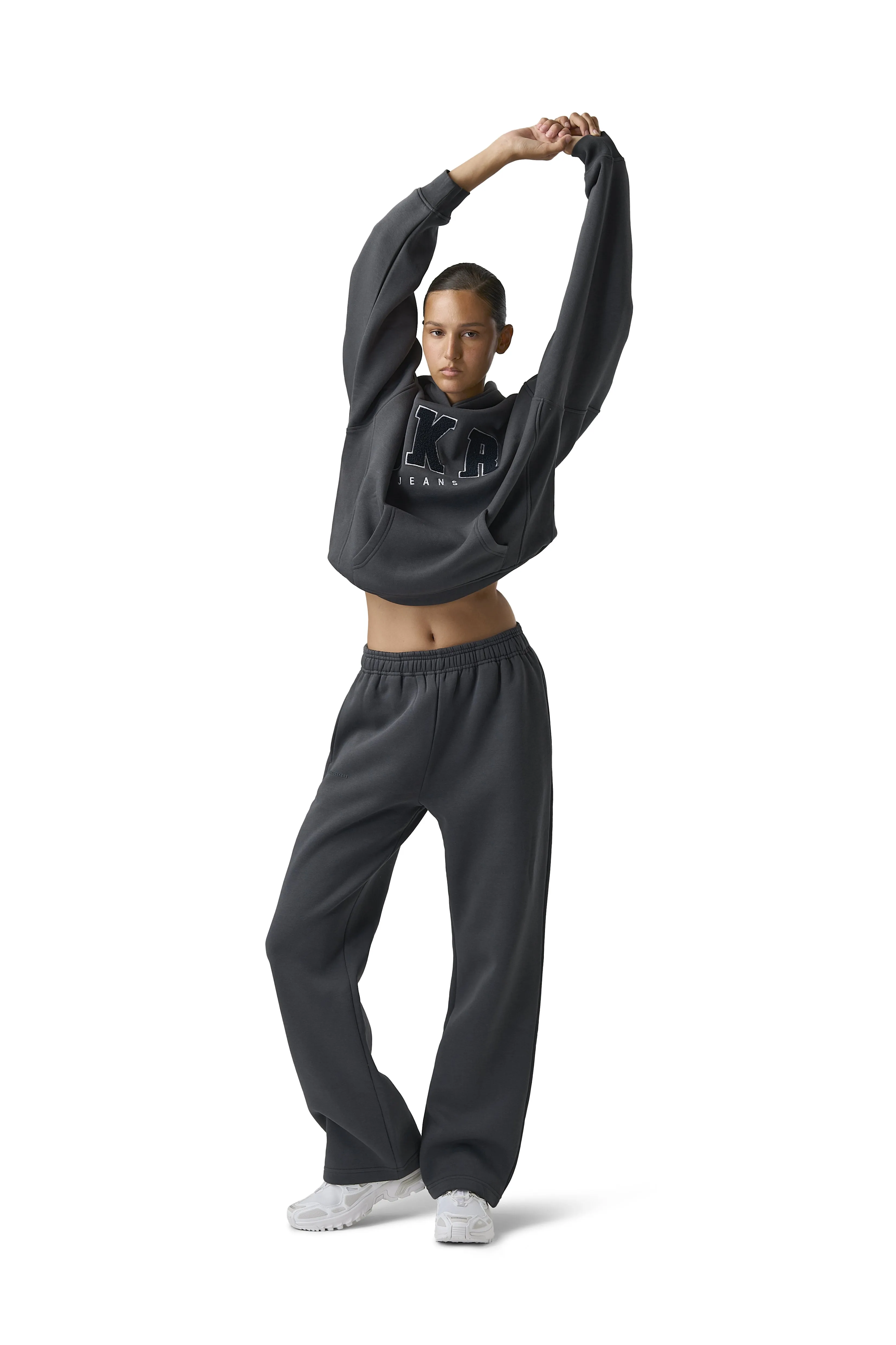 Official Wide Leg Sweatpants in Fume