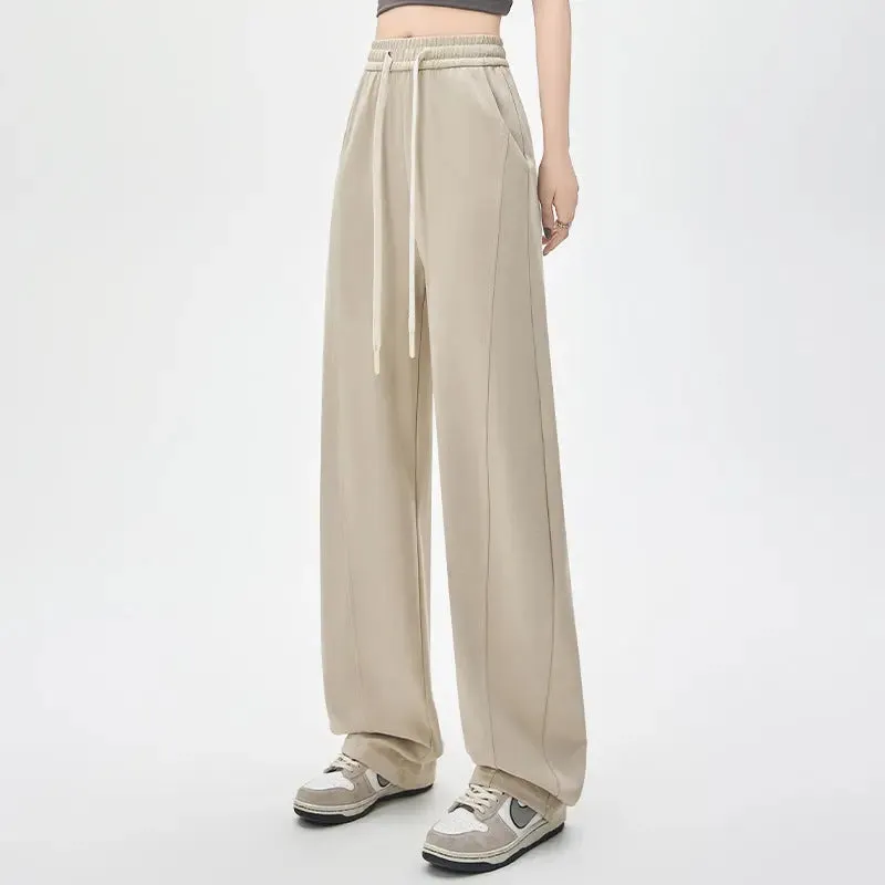 Relaxed Fit Wide-Leg Sweatpants