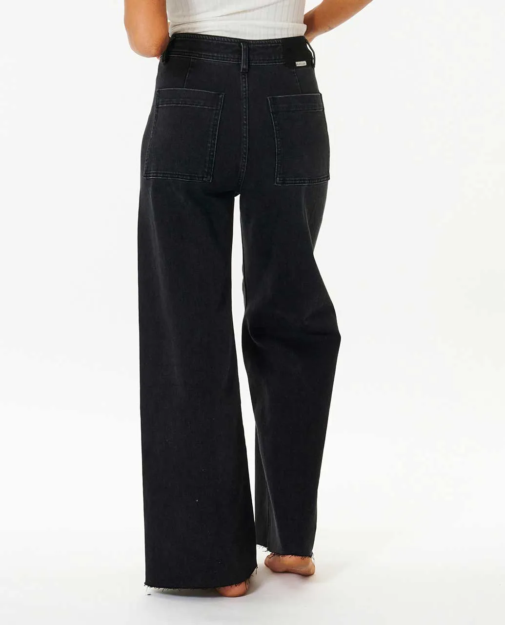 Rip Curl Holiday Denim Pants-Washed Black