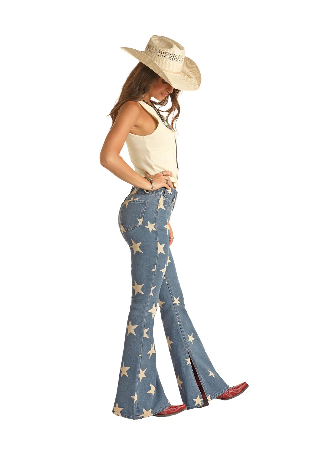 Rock & Roll Stars Highrise Flare Jean