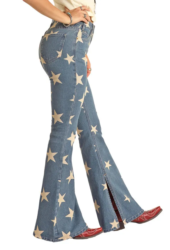 Rock & Roll Stars Highrise Flare Jean