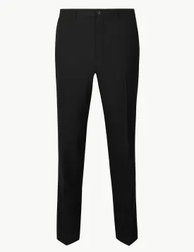 Slim Fit Flat Front Trousers