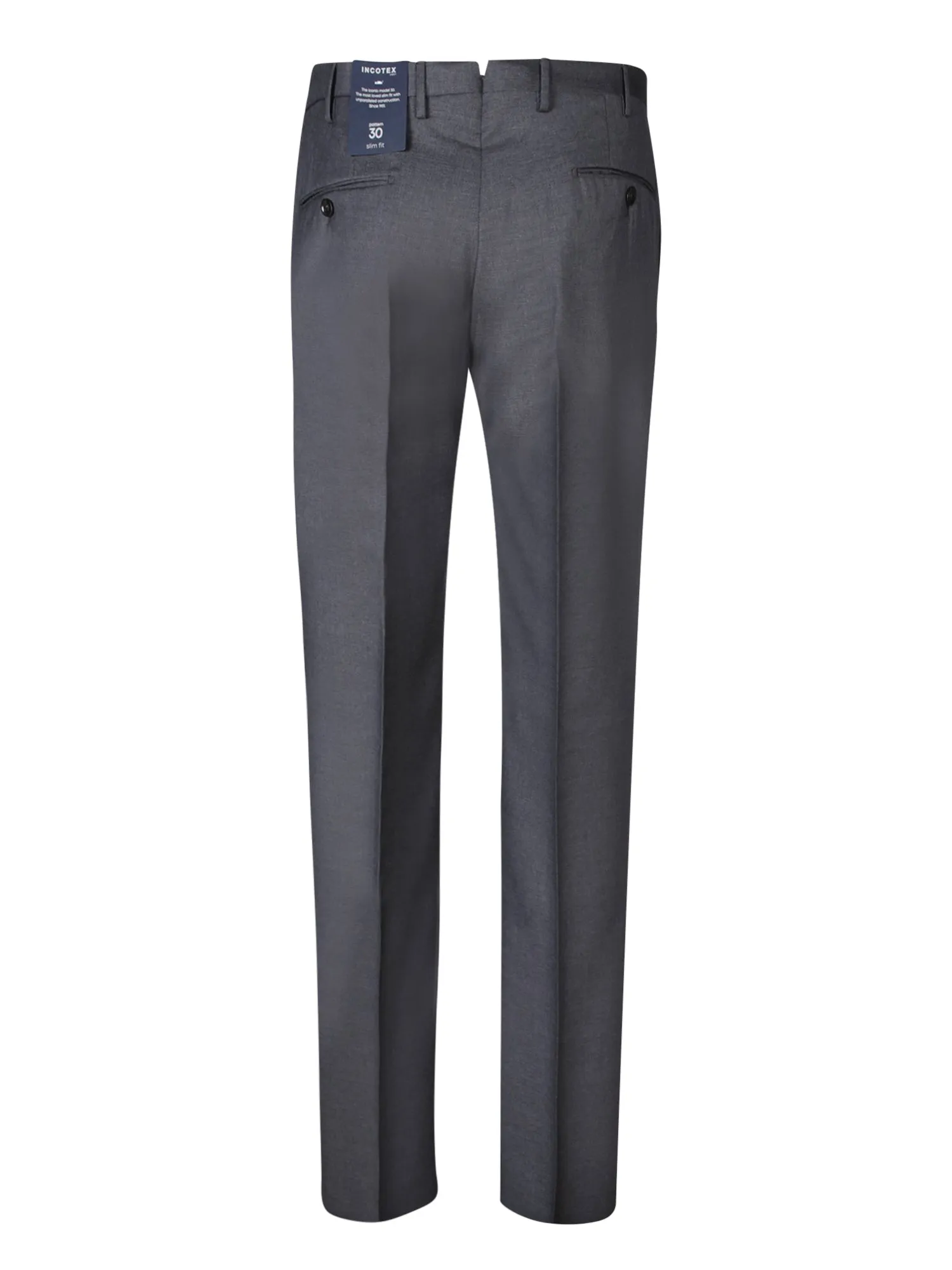 Slim Fit Gray Trousers