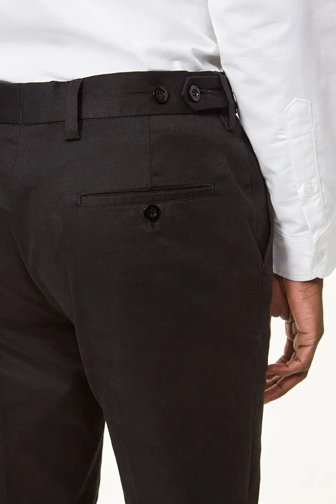 Slim Fit Trousers - Black