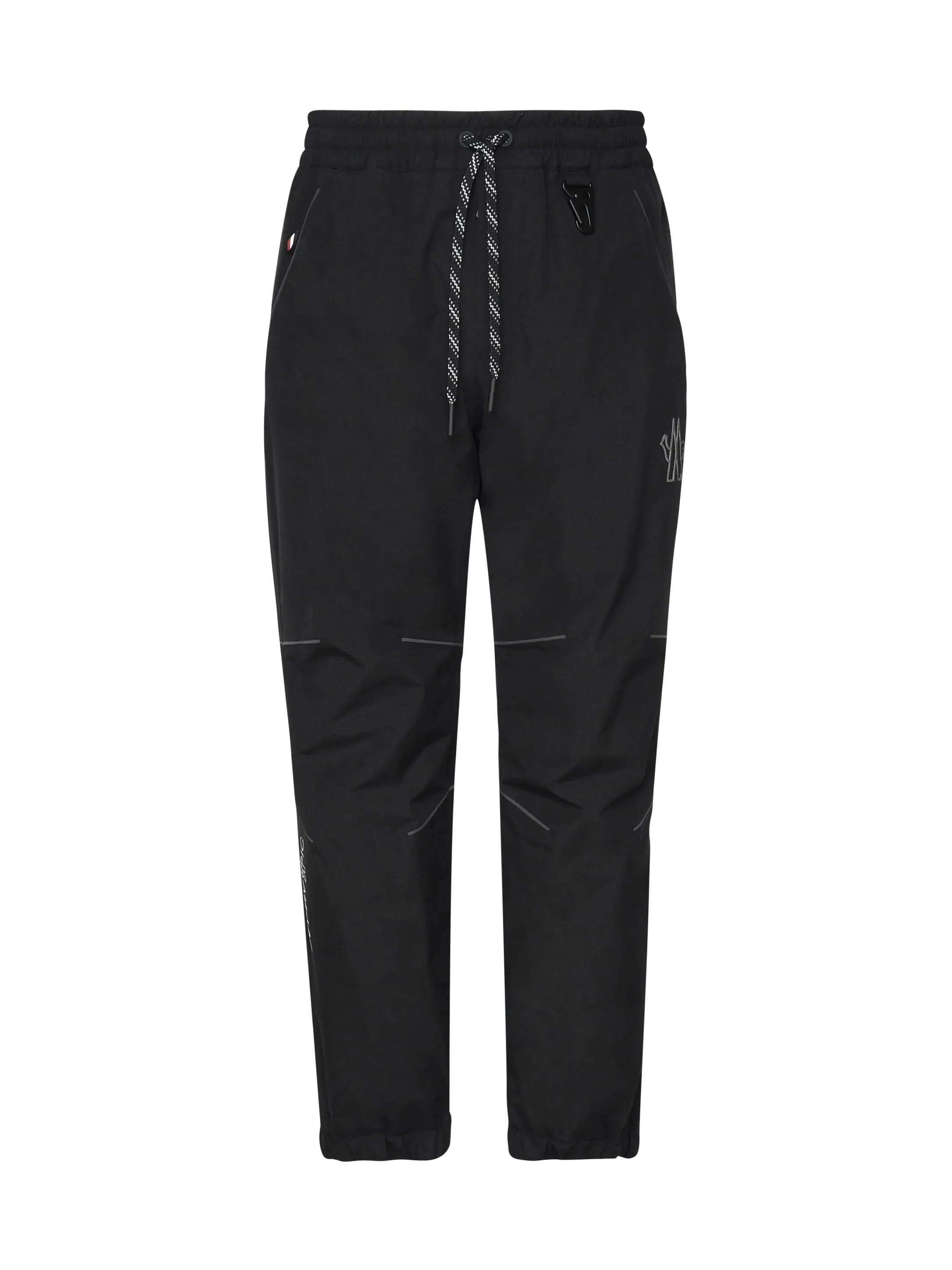 Sporty Black Slim Fit Trousers