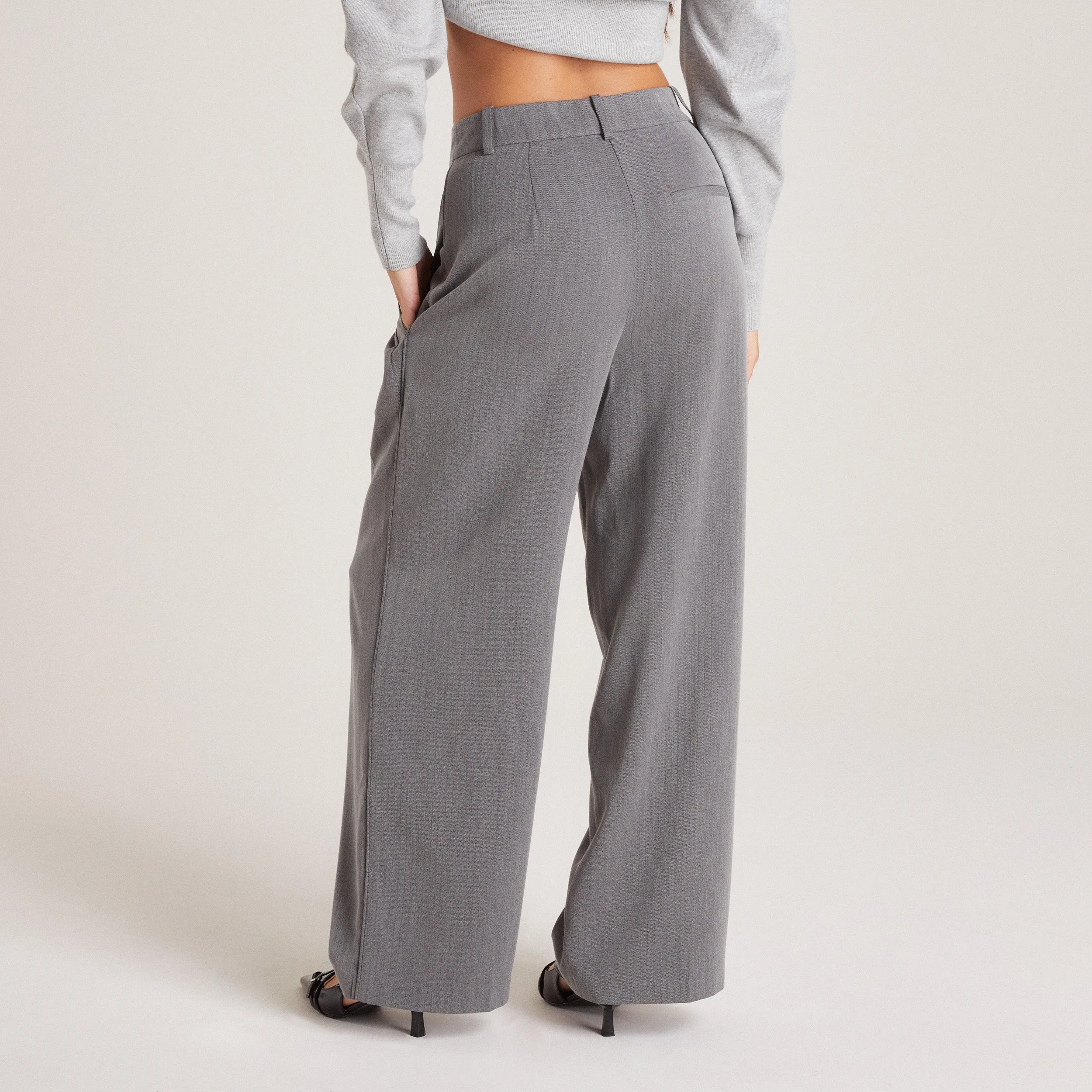 Tailored Trousers - Grey