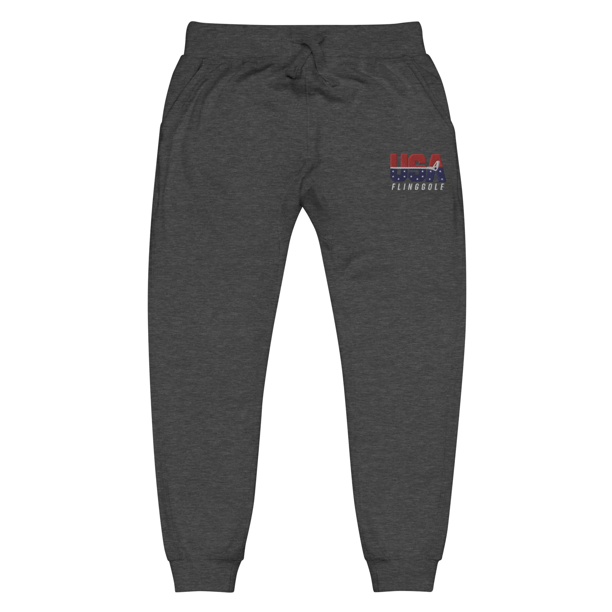 USA FlingGolf Unisex Fleece Sweatpants (Dark)