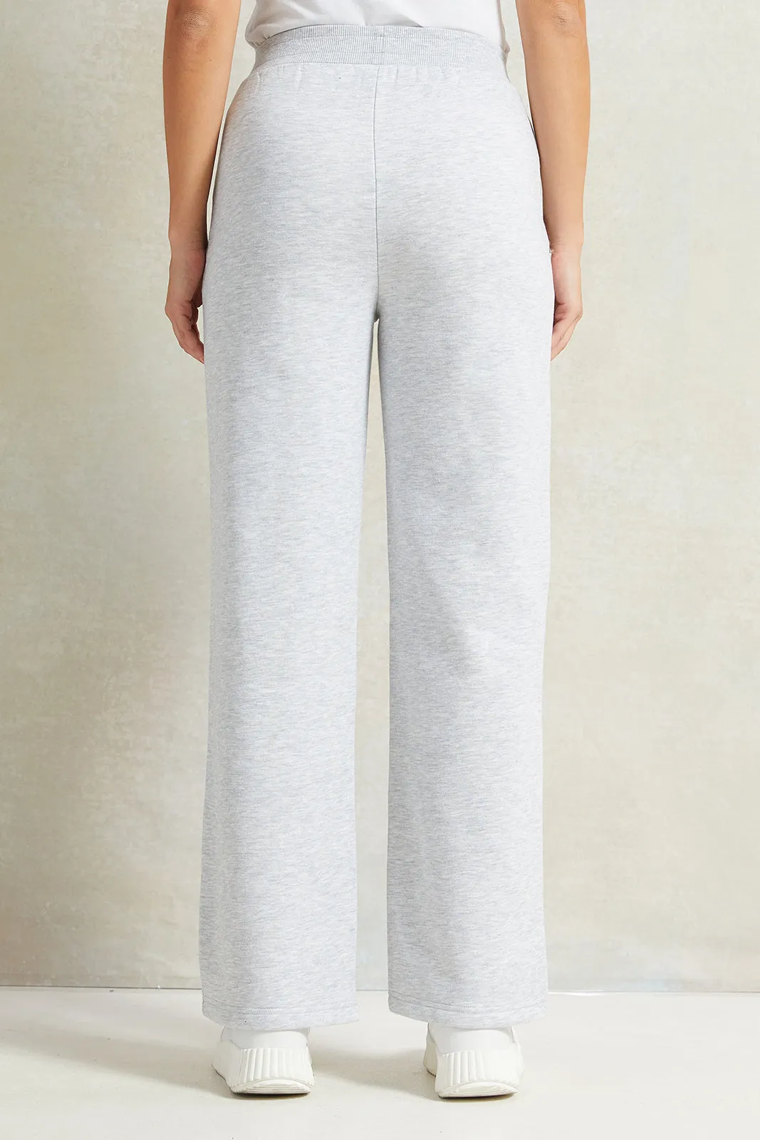 Women Grey Embellished Pants