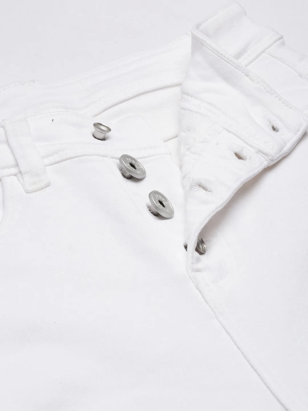 Women White Denim Jeans