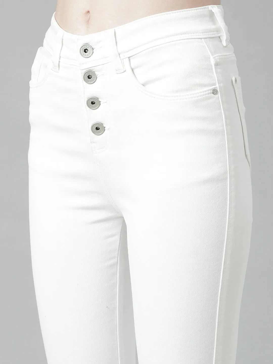 Women White Denim Jeans