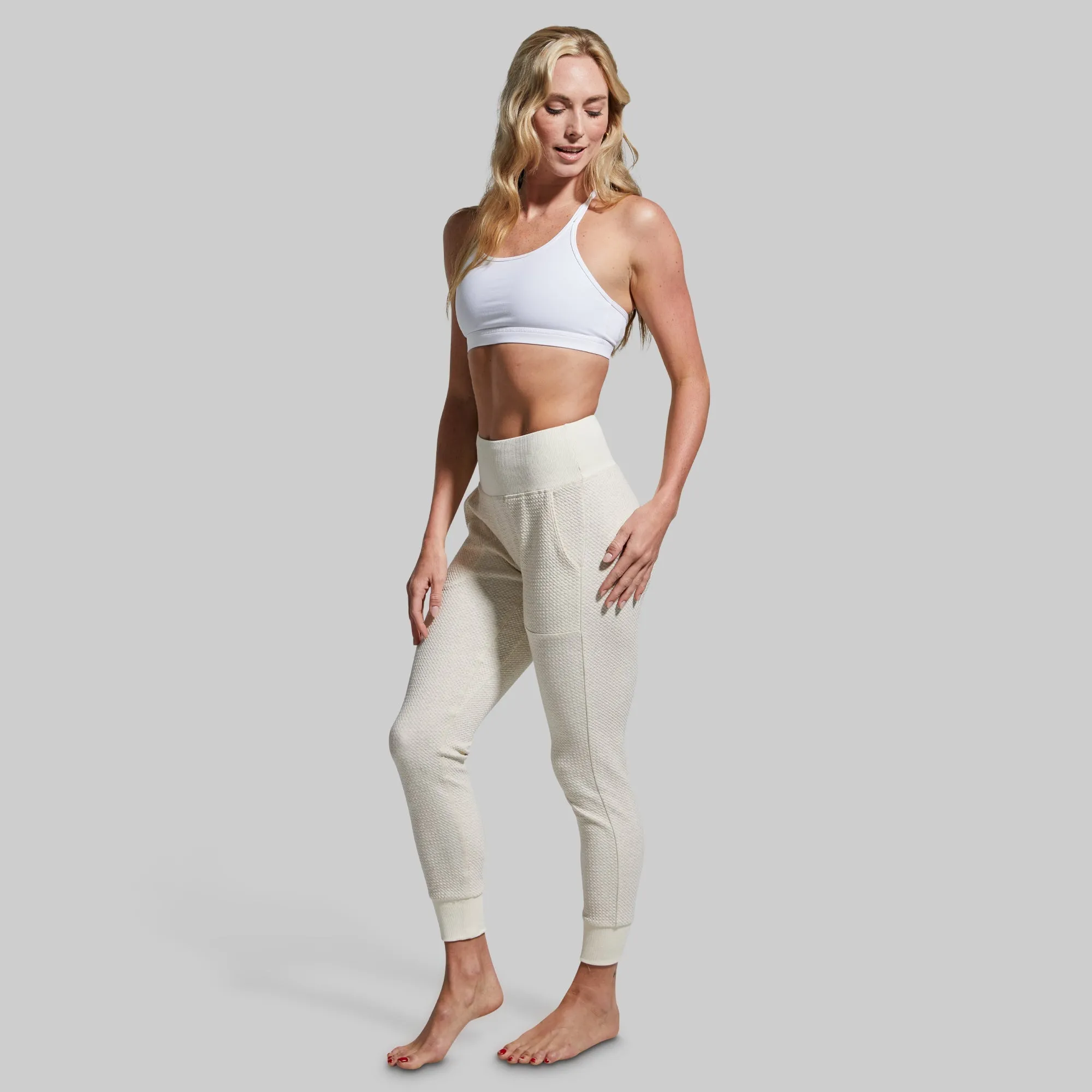 Women's Cloud Jogger (Heather Oatmeal)