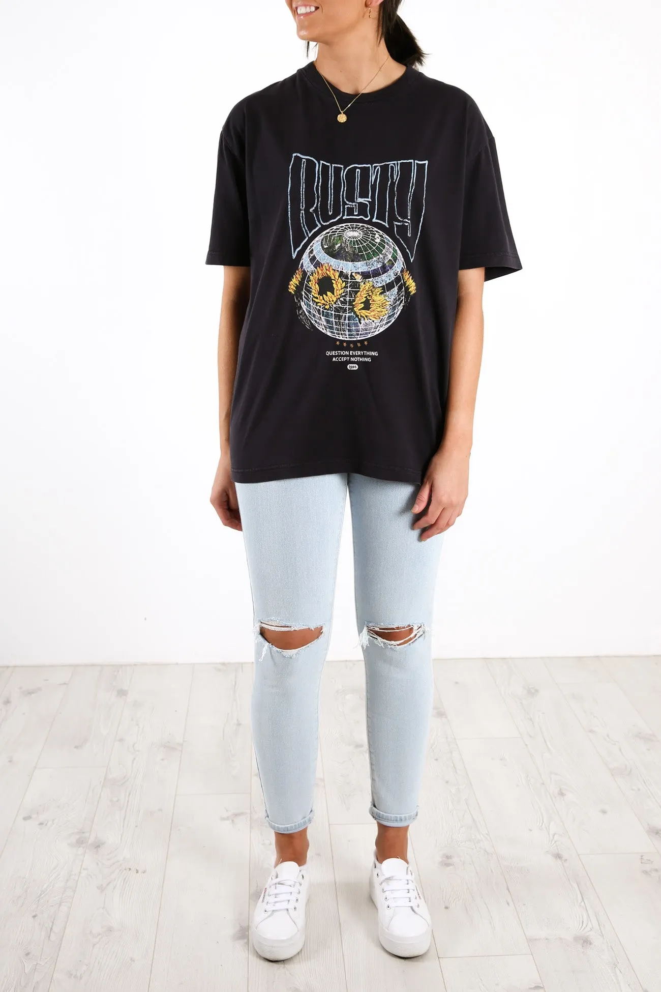 Worldwide Tee Black